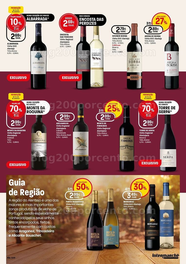 Antevisão Folheto INTERMARCHÉ Extra Feira QEV Promoções de 10 a 30 setembro